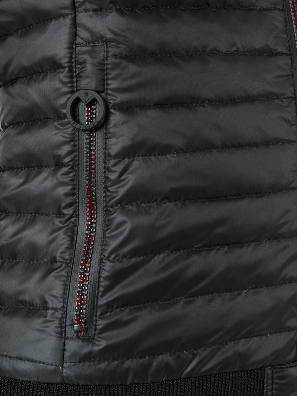 short-sleeved puffer jacket