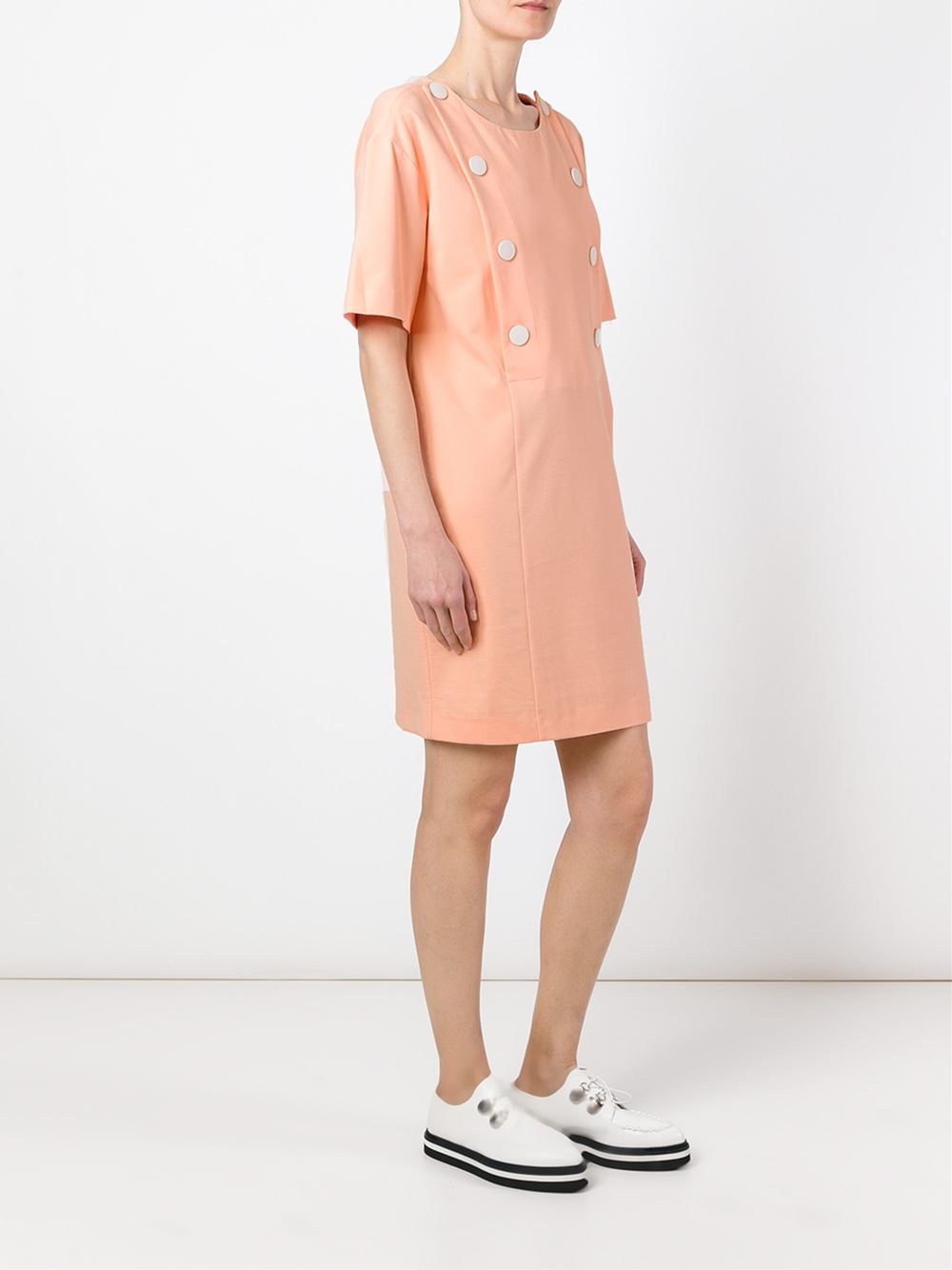 buttoned front dress