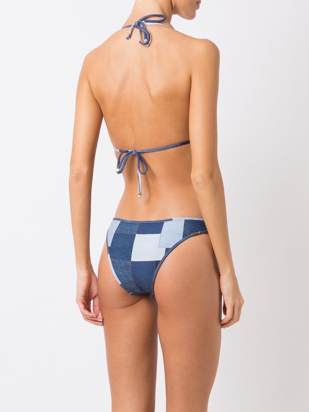 panelled swimsuit