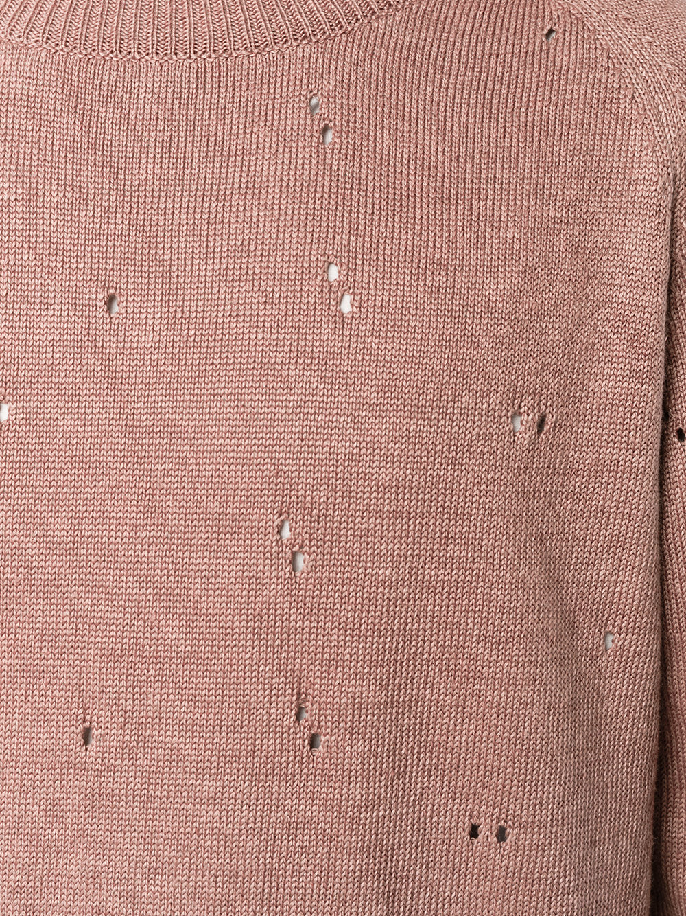 distressed sweater 