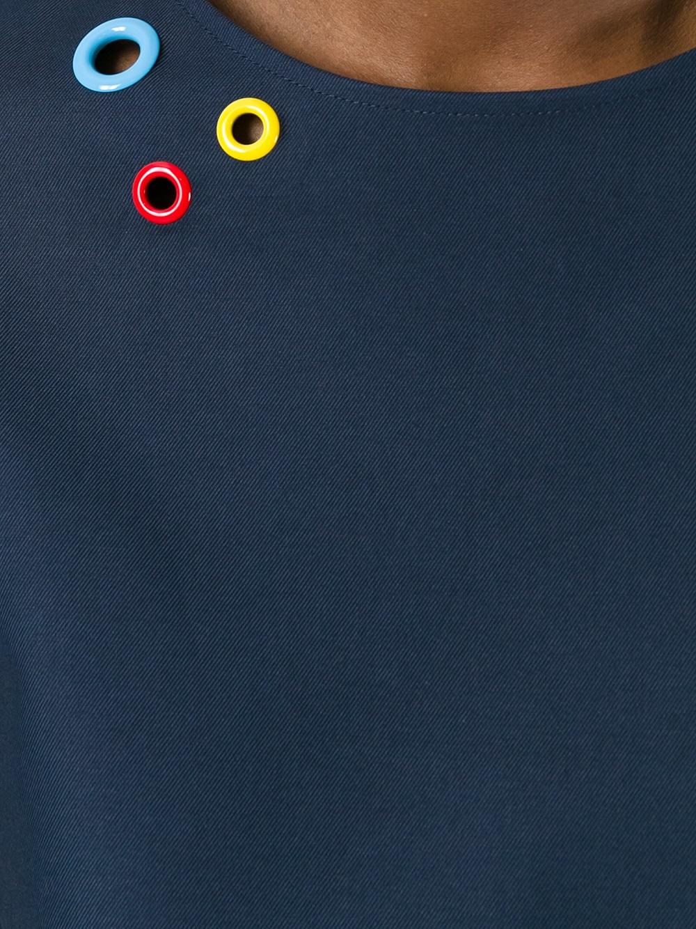 eyelets appliqué T-shirt