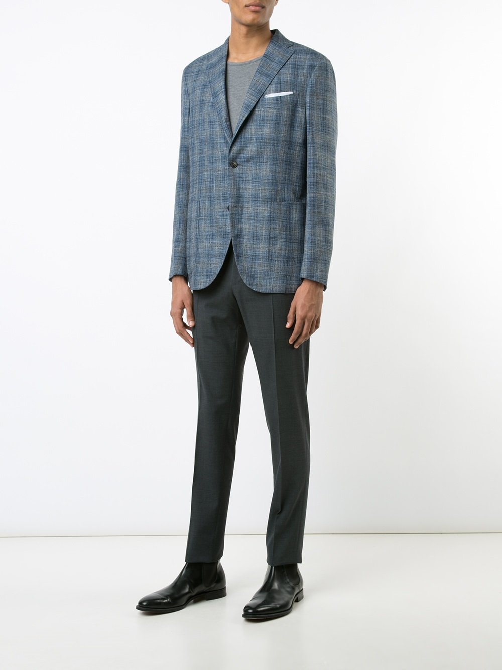 plaid blazer
