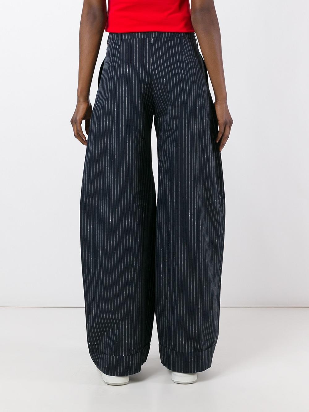 striped palazzo pants