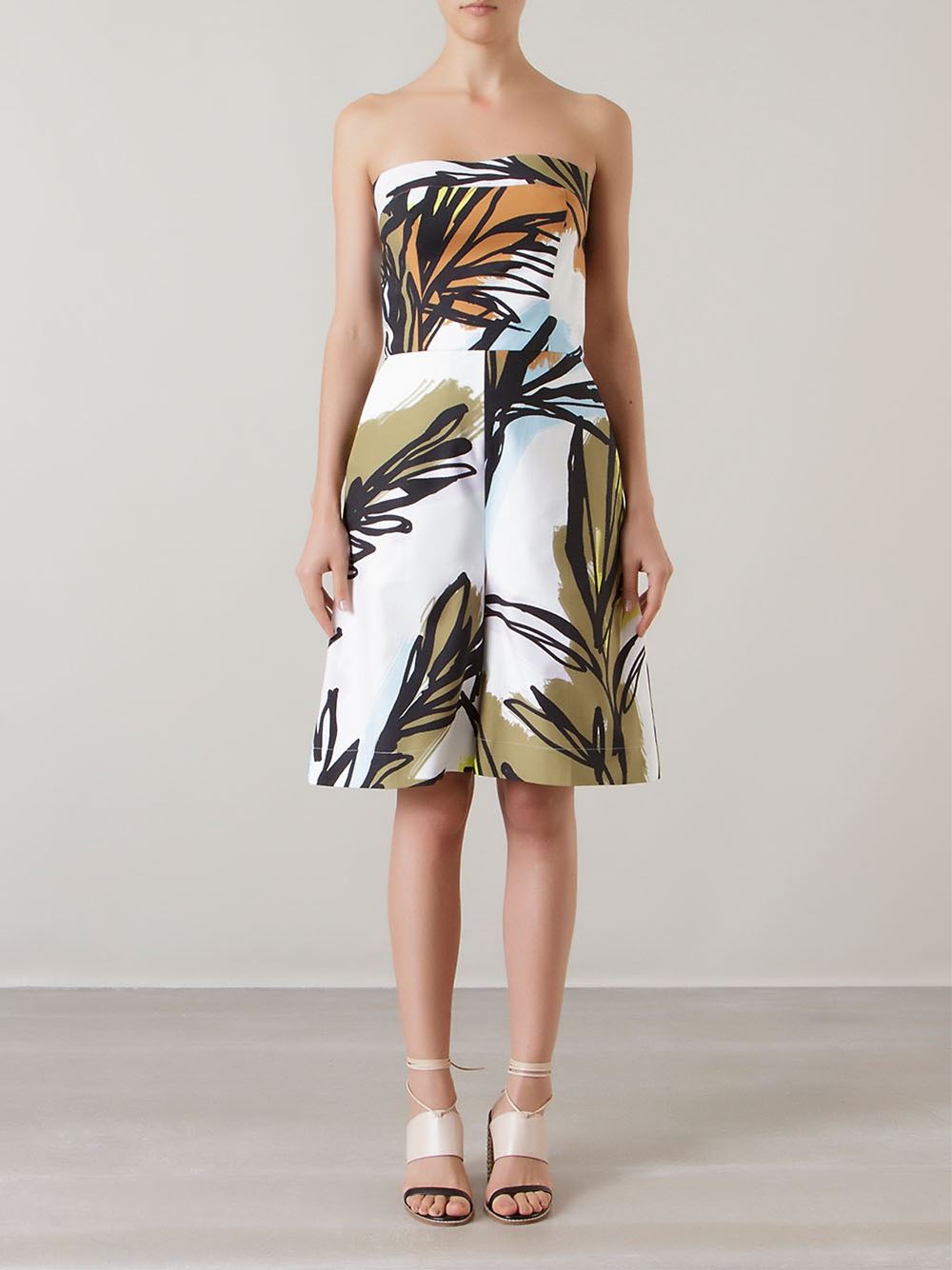 abstract print playsuit
