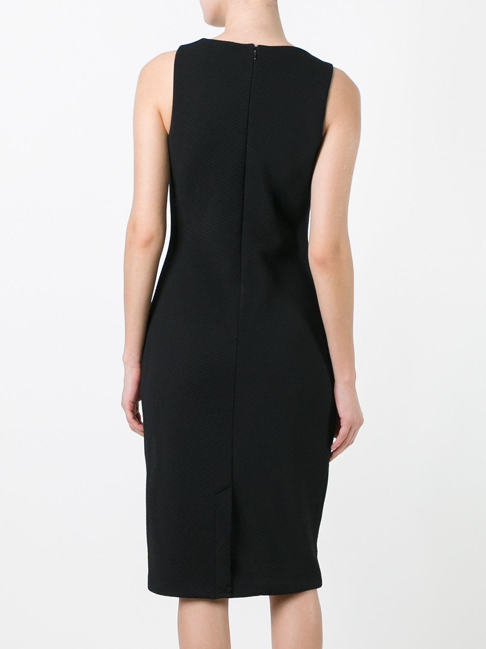 knitted v-neck dress