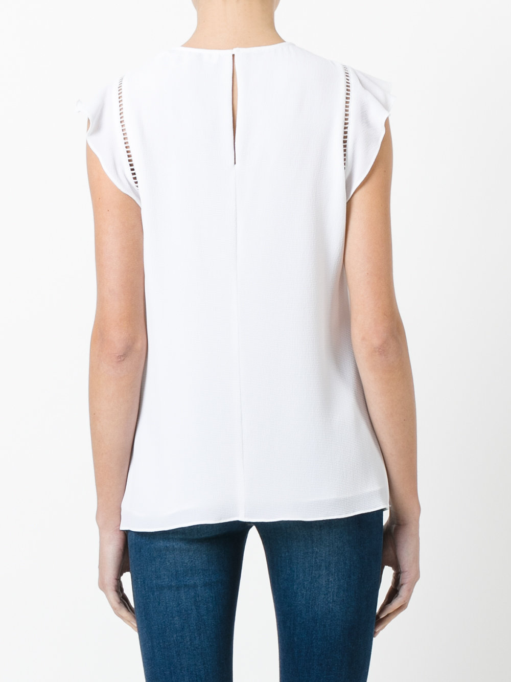 frill sleeve tank top