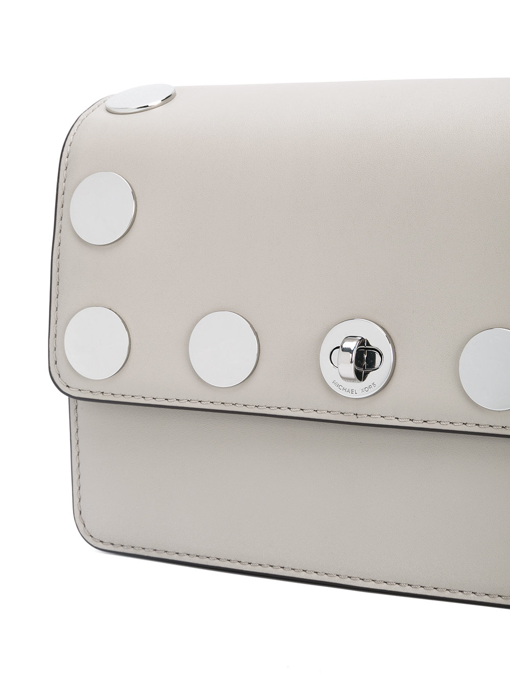 metallic cross-body bag