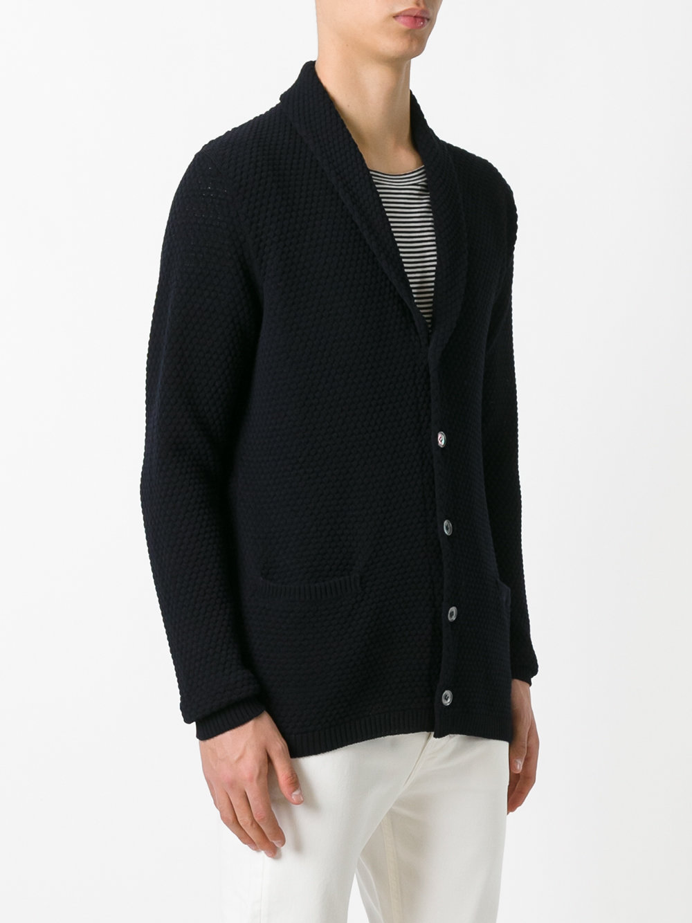 buttoned cardigan