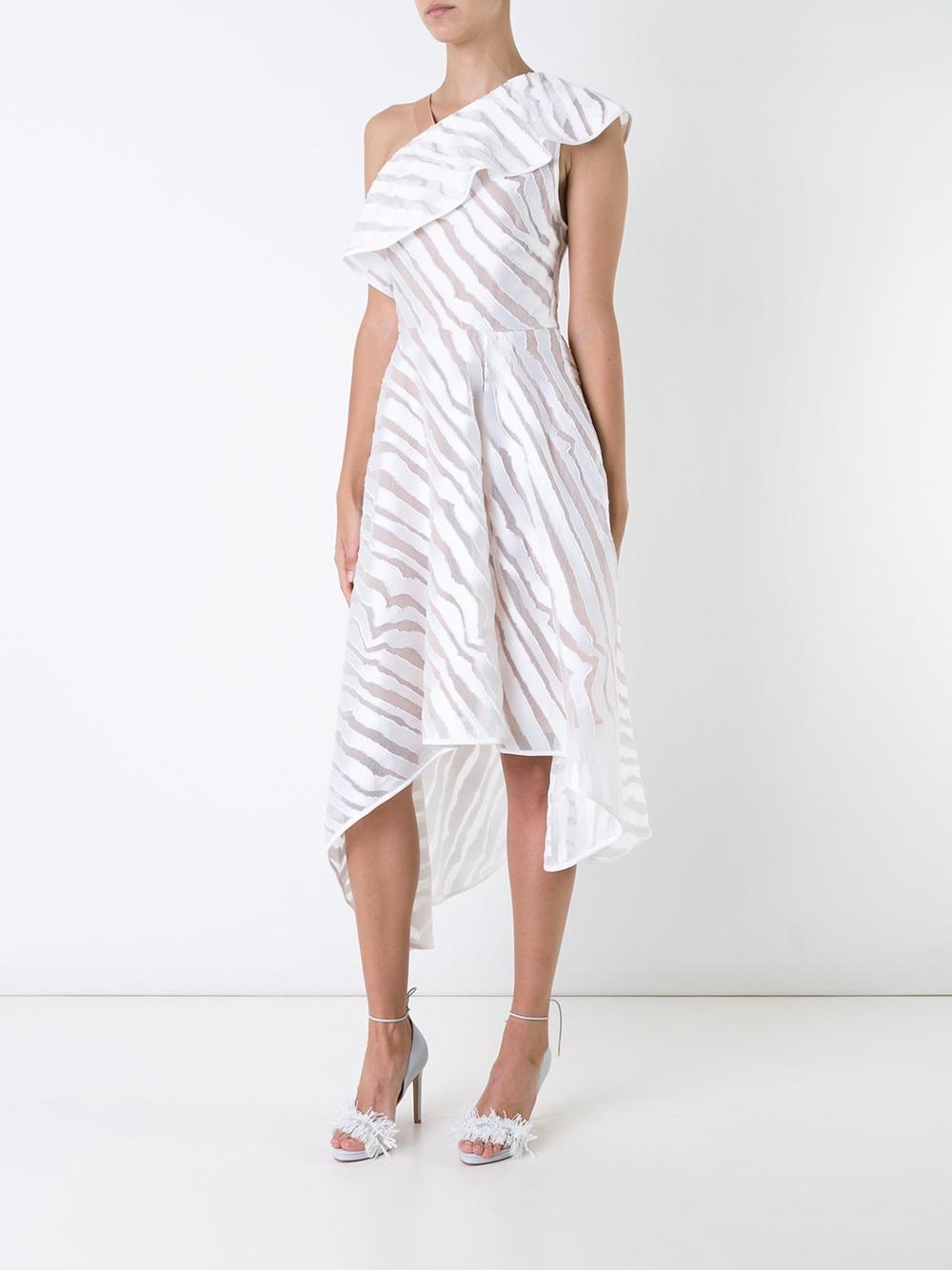 'Lunar' one shoulder dress