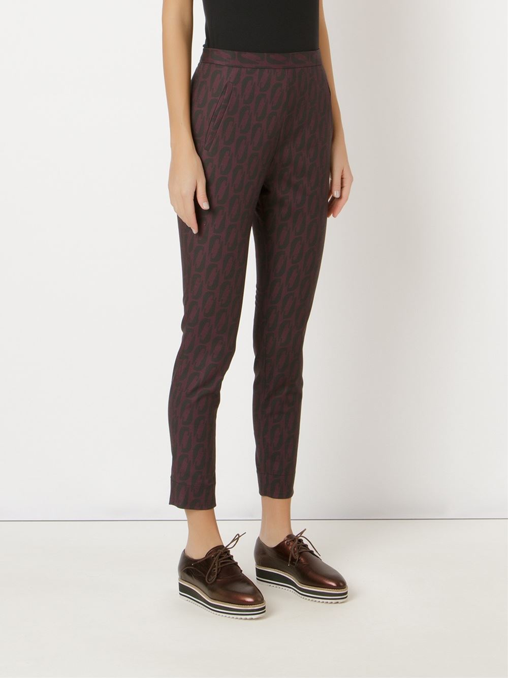 high waisted cropped trousers