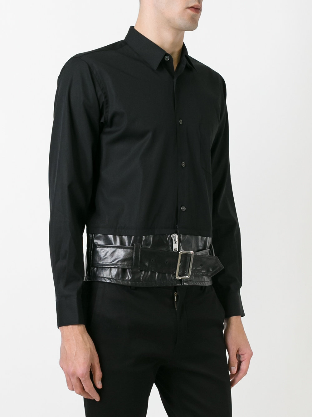 belted hem shirt 