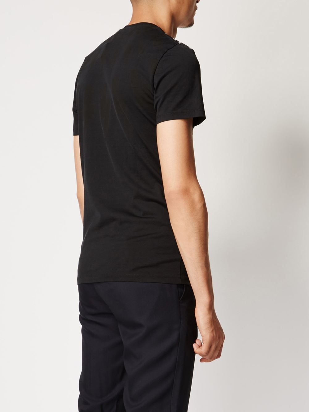 lightning bolt print T-shirt 