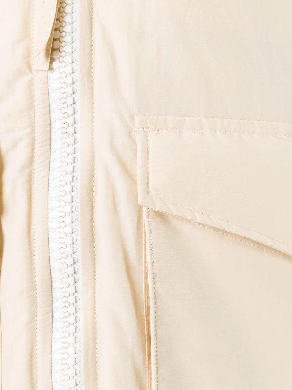 puffed funnel jacket