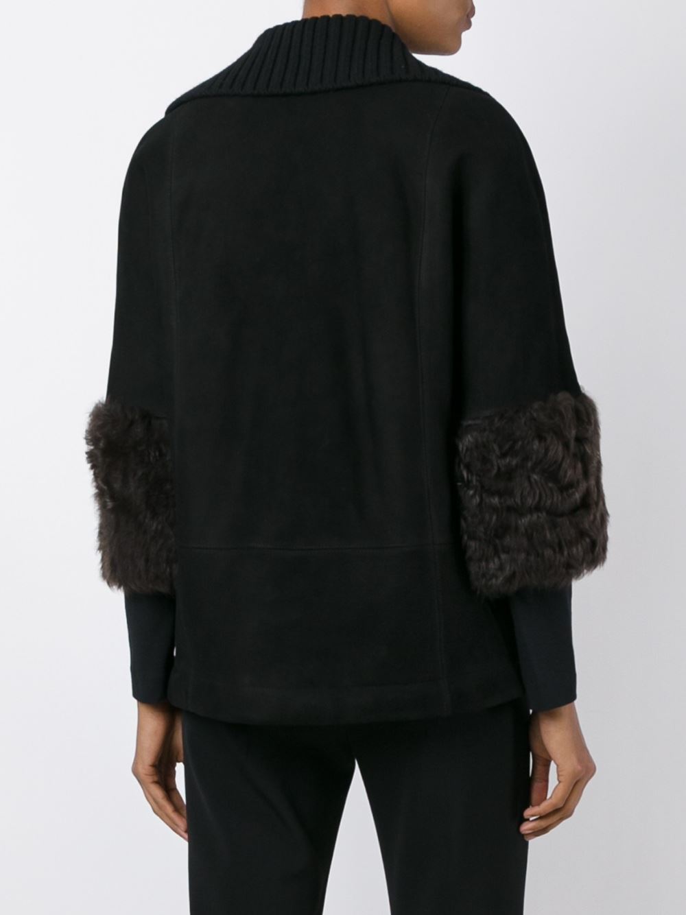 shearling boxy jacket 