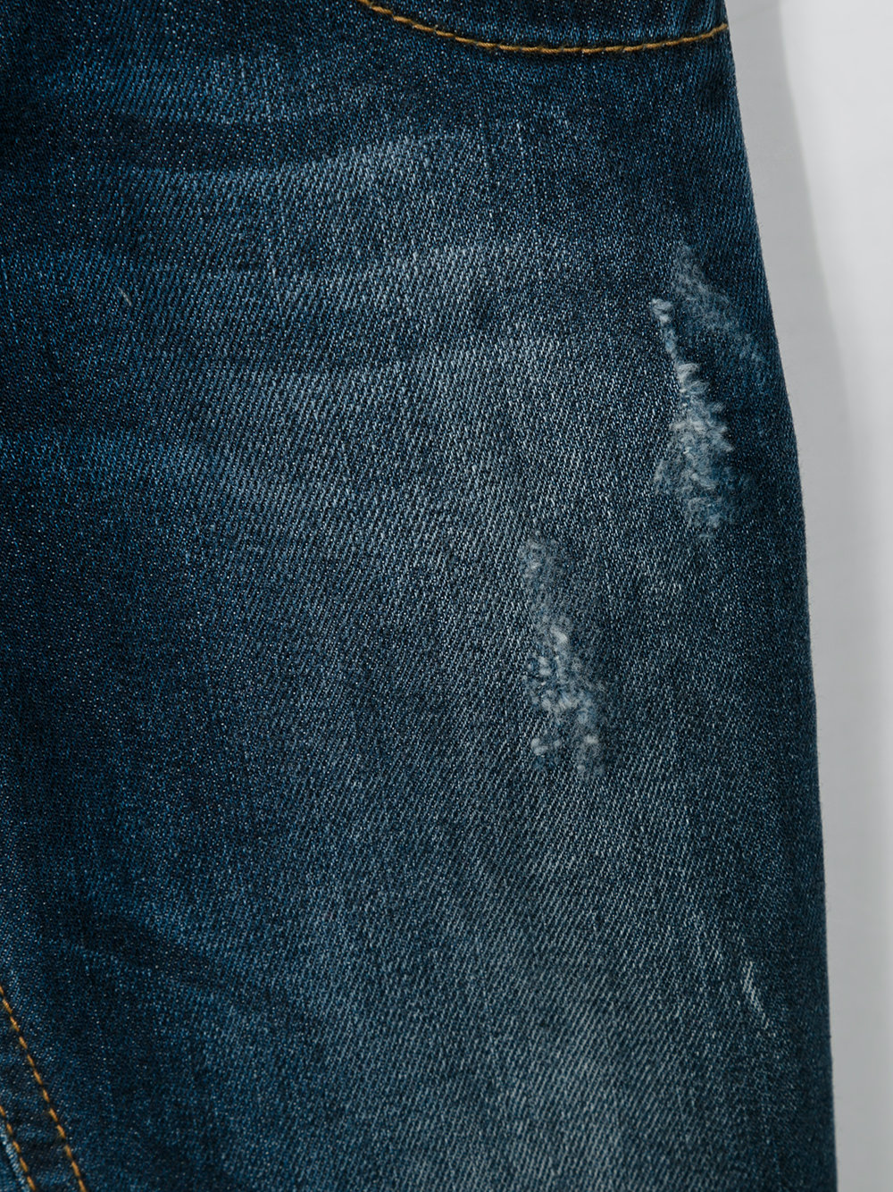 brace detail jeans