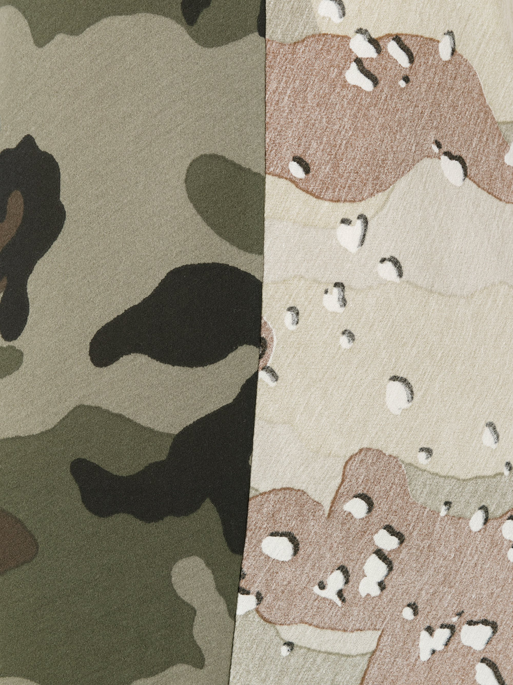 camouflage print maxi dress