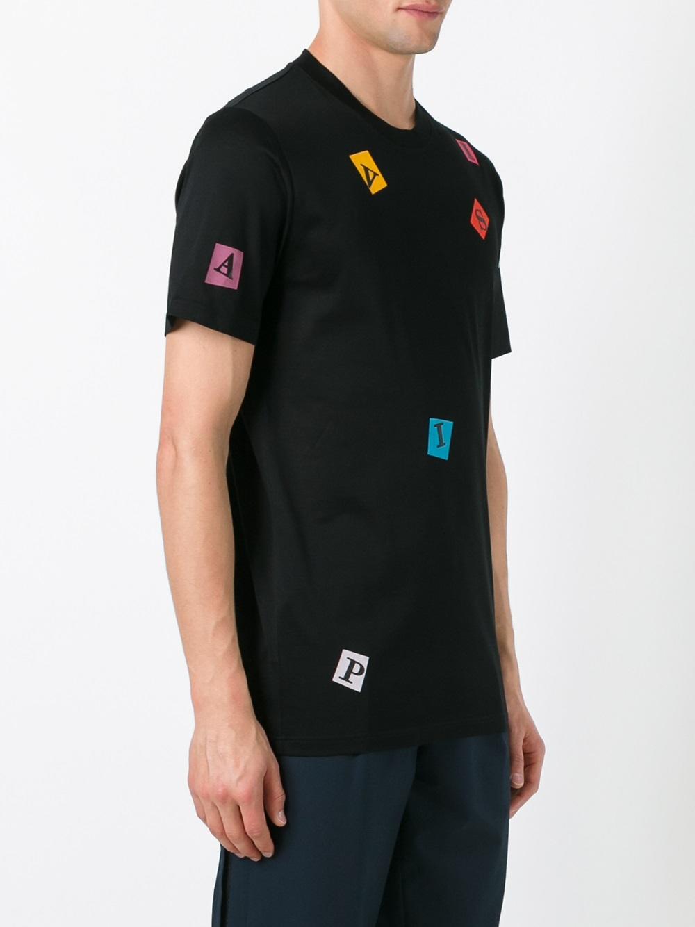 letters print T-shirt
