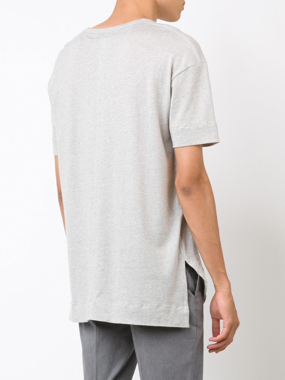 'T1-1' plain T-shirt