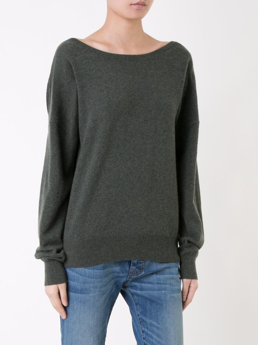 wide neck jumper