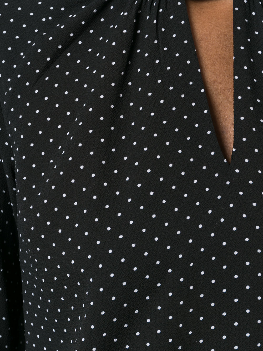 keyhole detail blouse