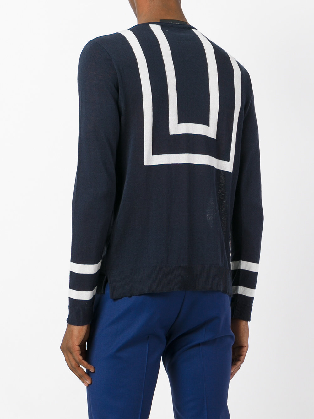 striped knitted sweater