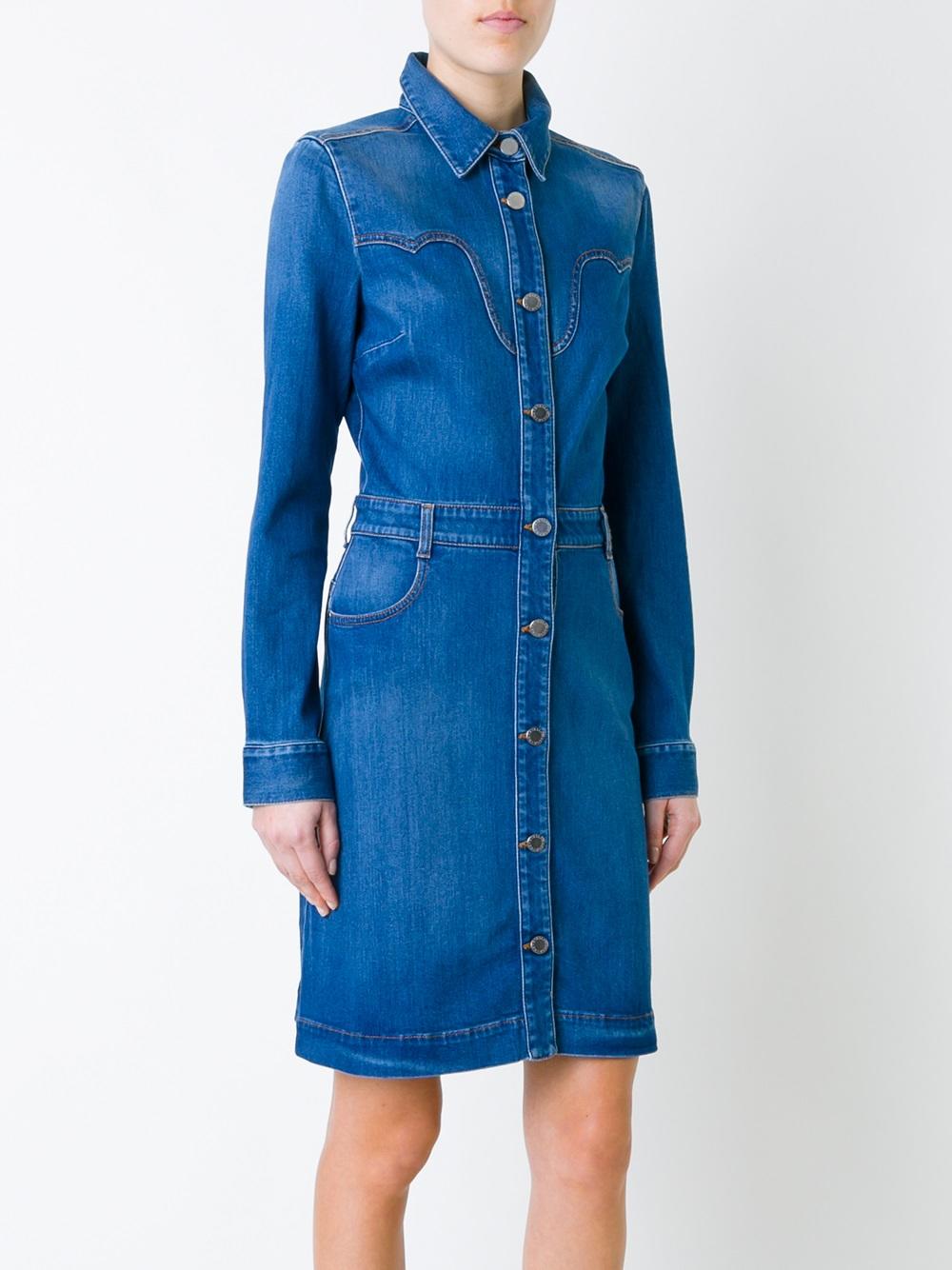 Western denim dress