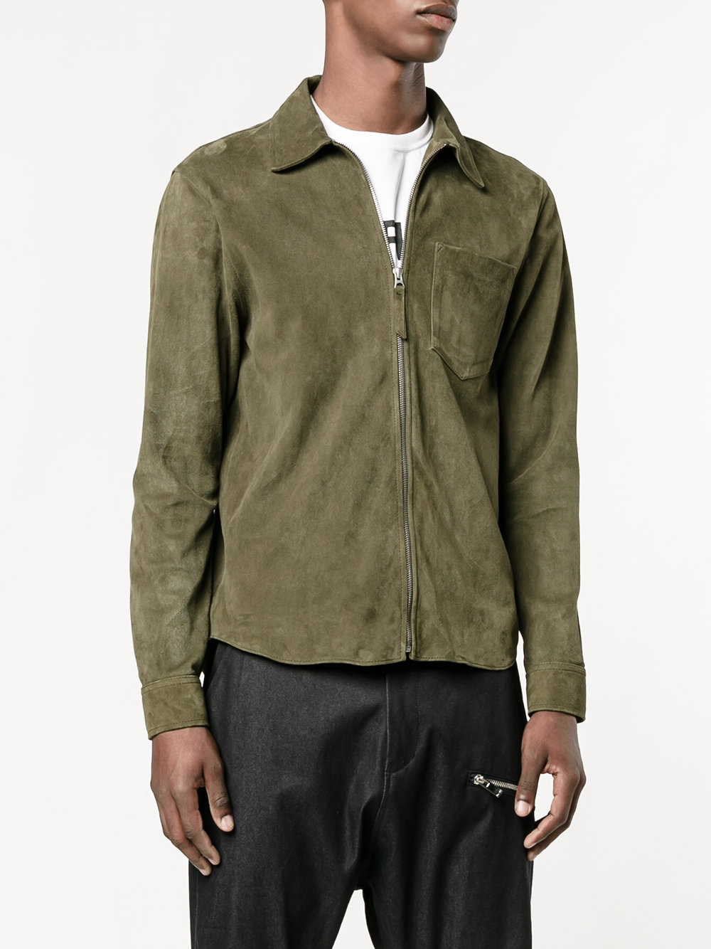 suede shirt jacket
