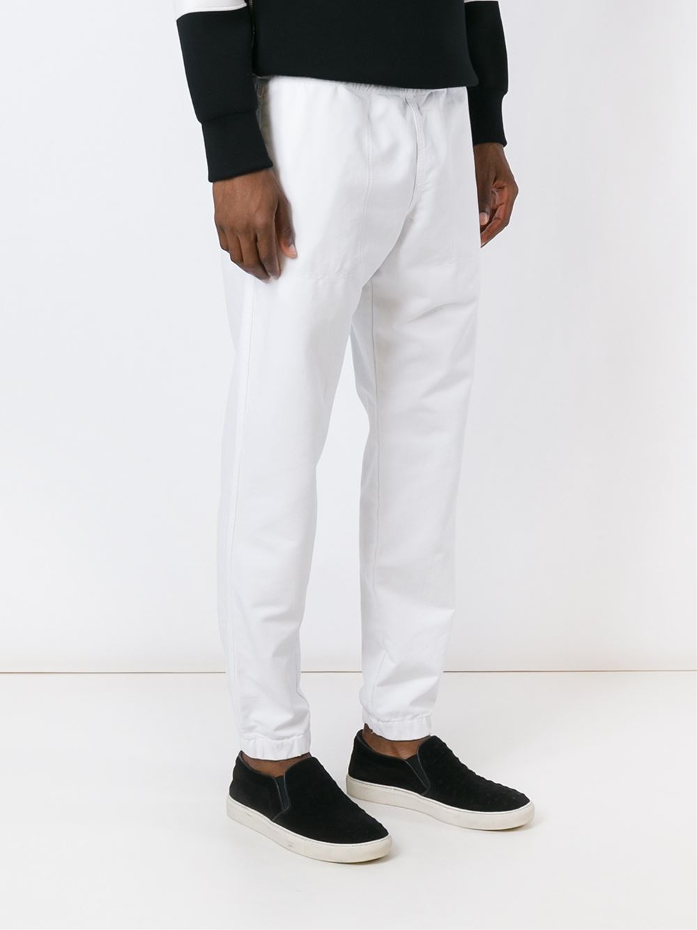 back patch track pants