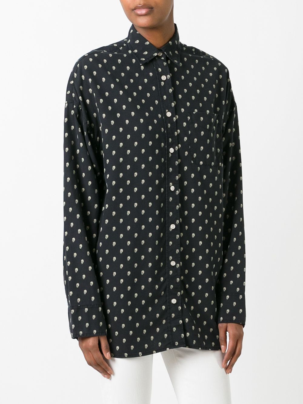 skull print shirt 