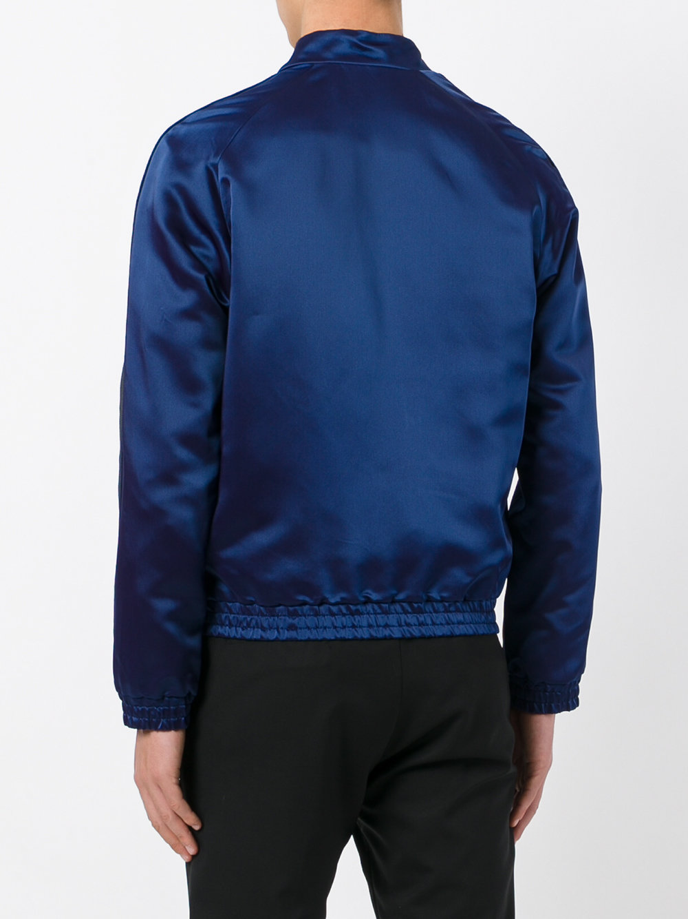 zipped bomber jacket 