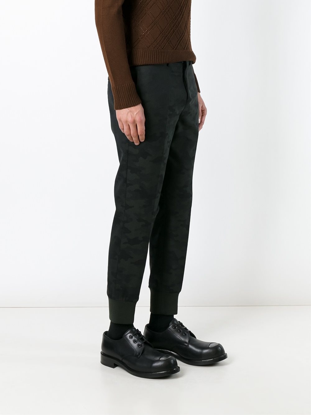 tapered tailored trousers