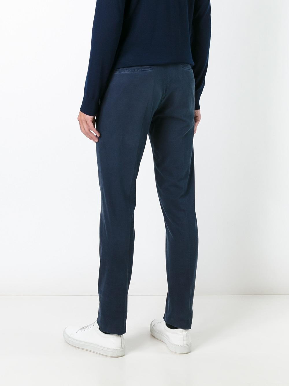 slim-fit trousers