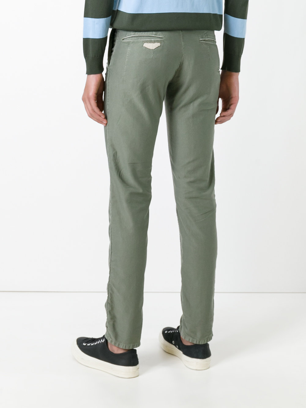 slim-fit trousers