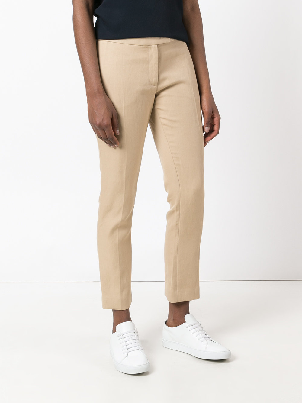 cropped flared trousers