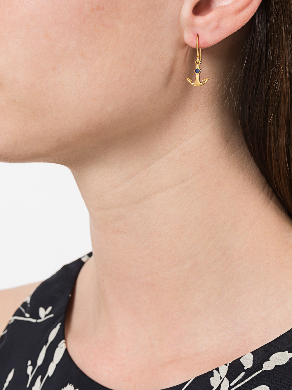 'Anchor Drop Biography' earrings