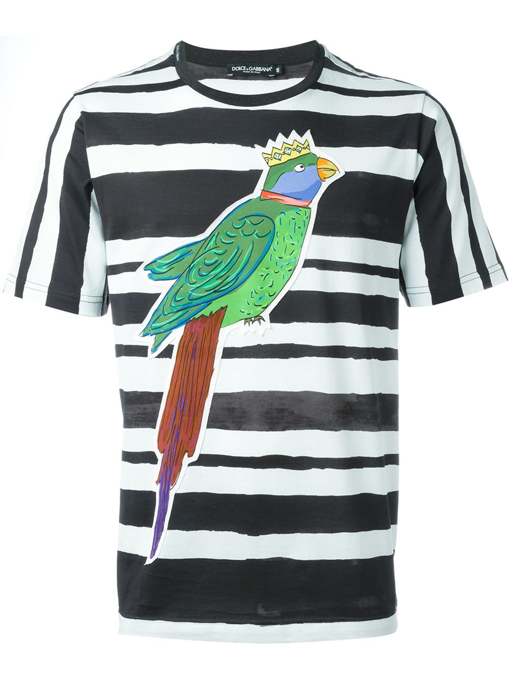 dolce & gabbana 鹦鹉印花t恤海淘返利 | 米饭粒返利网