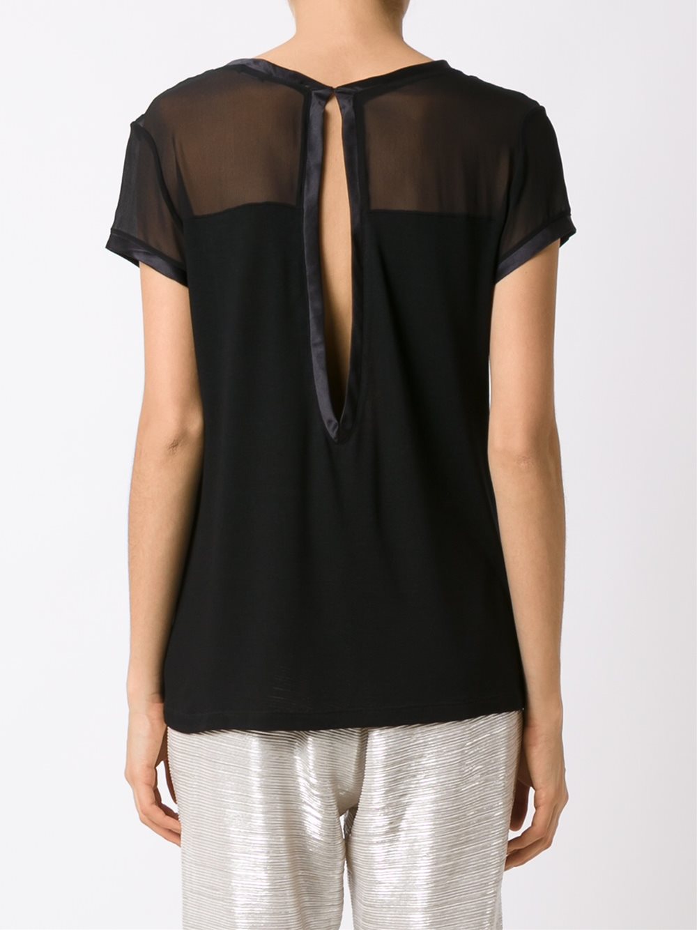 panelled blouse