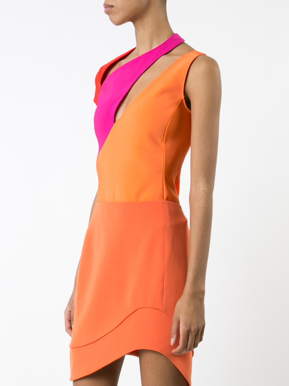 colour block playsuit 
