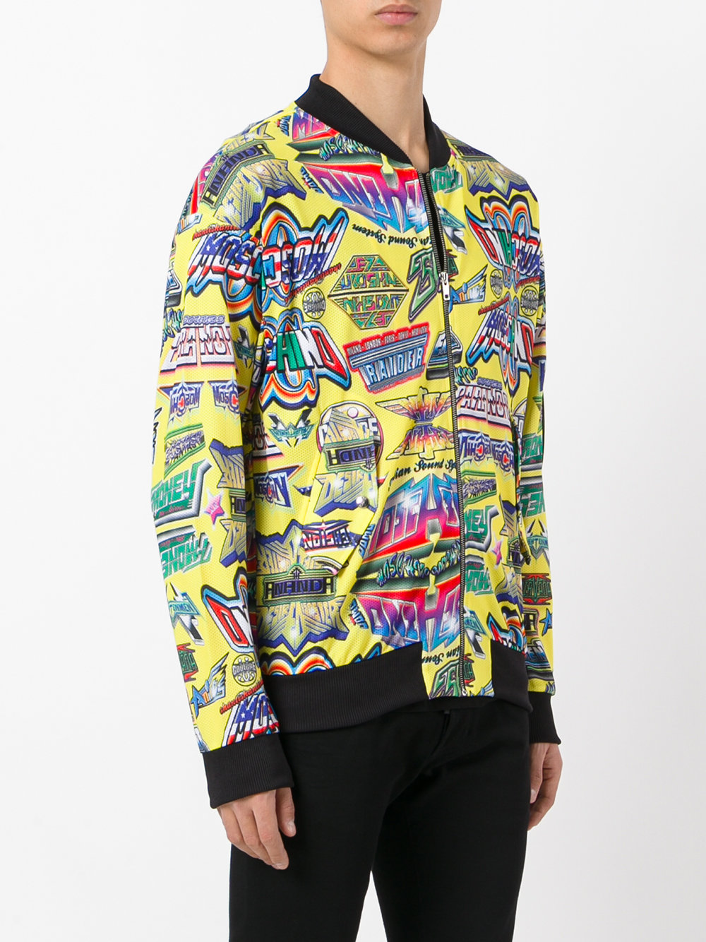 printed bomber jacket 