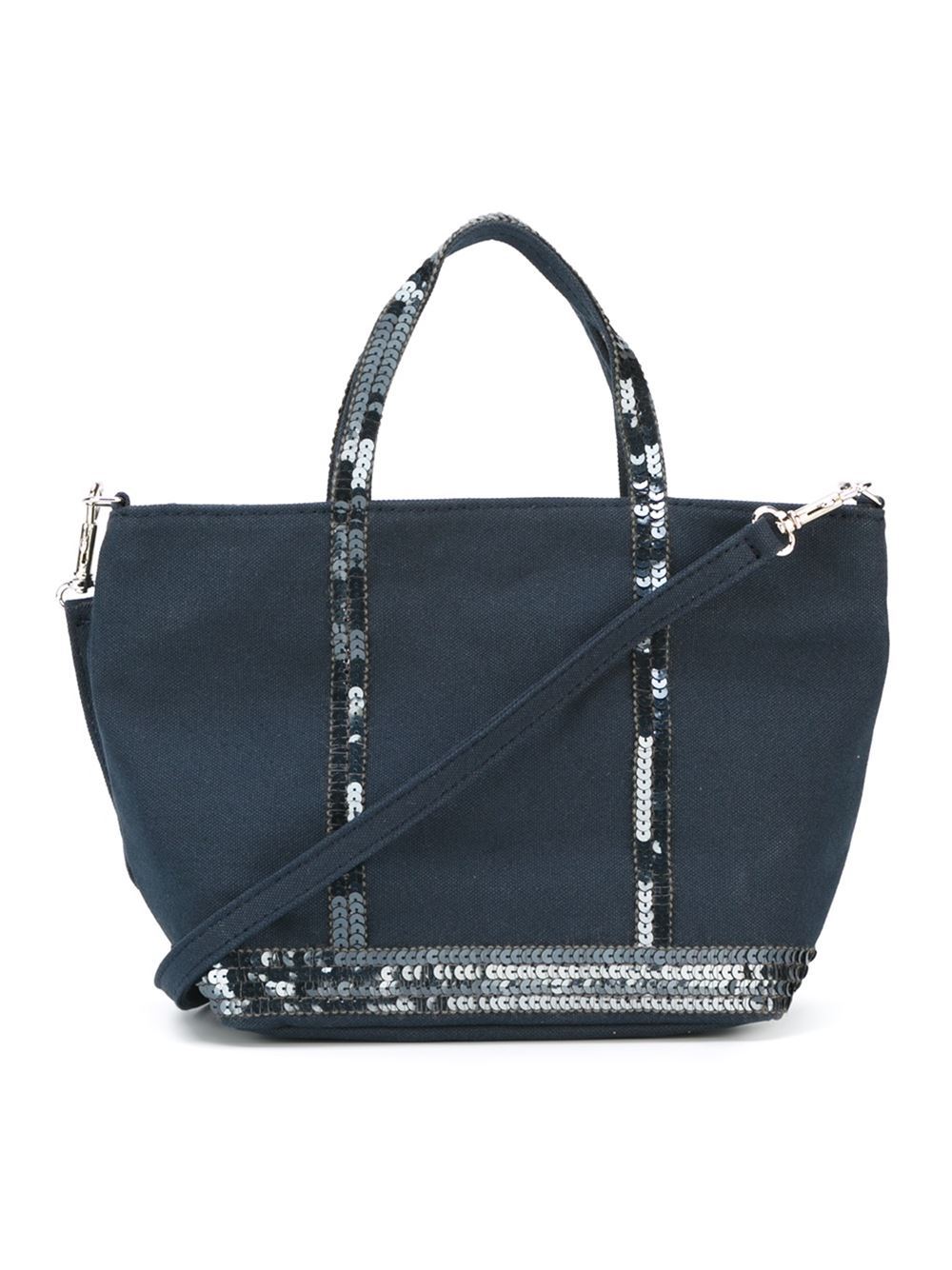 vanessa bruno 小号亮片饰边购物手提包海淘返利 | 米饭粒返利网