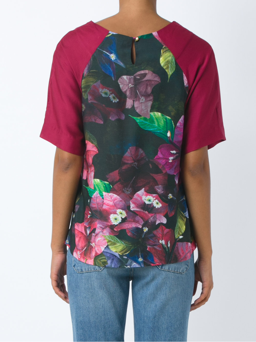 floral blouse