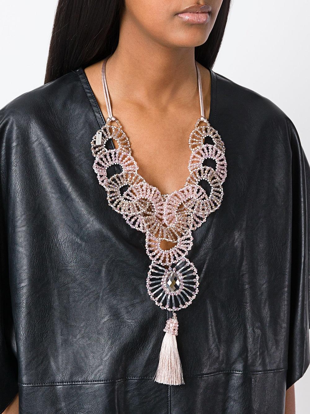 tassel detail necklace