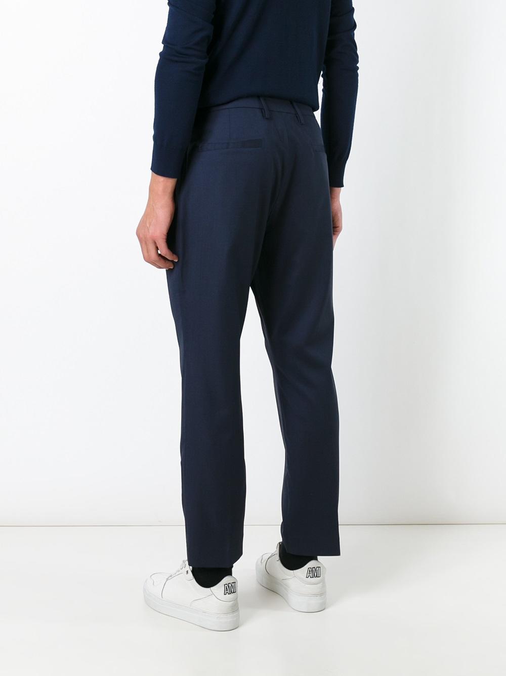 slim-fit trousers