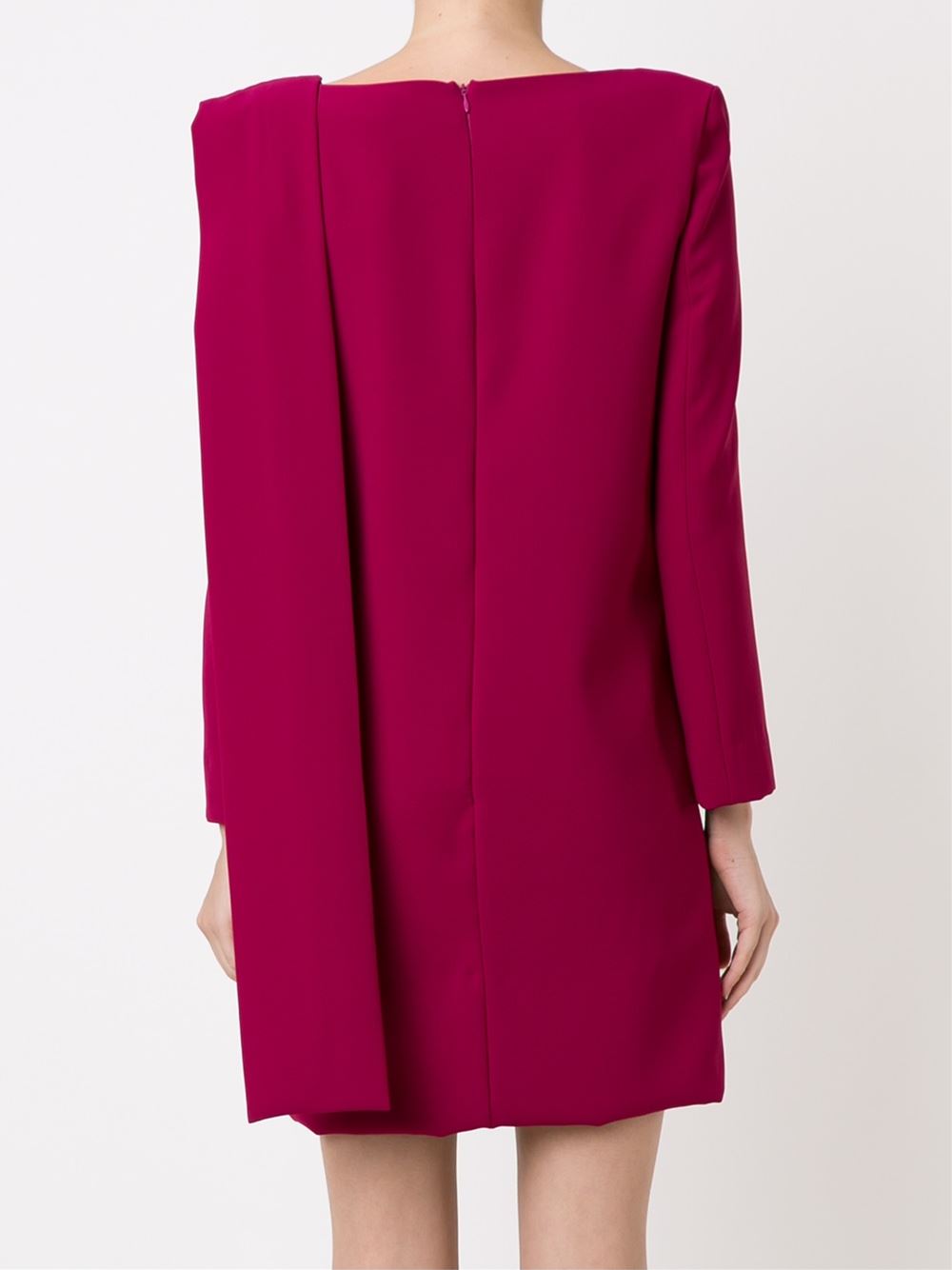 drapped detail shift dress