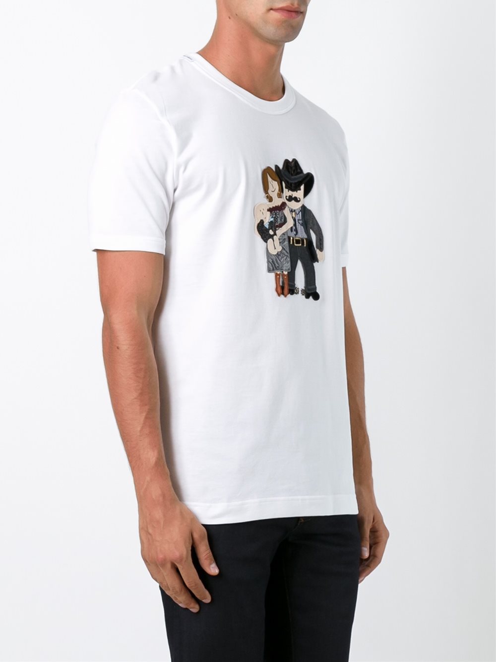 Family patch T-shirt 