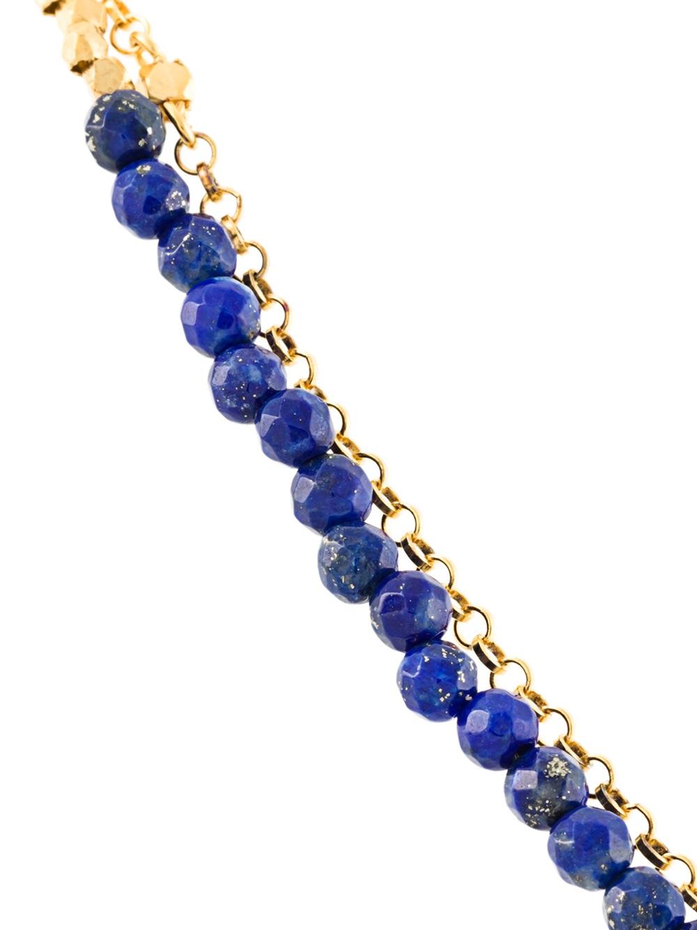 'Biography' lapis locket bracelet