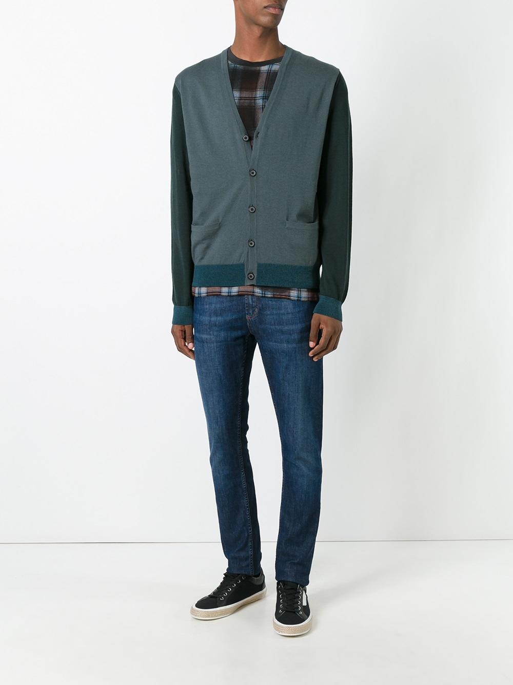 patch pocket cardigan