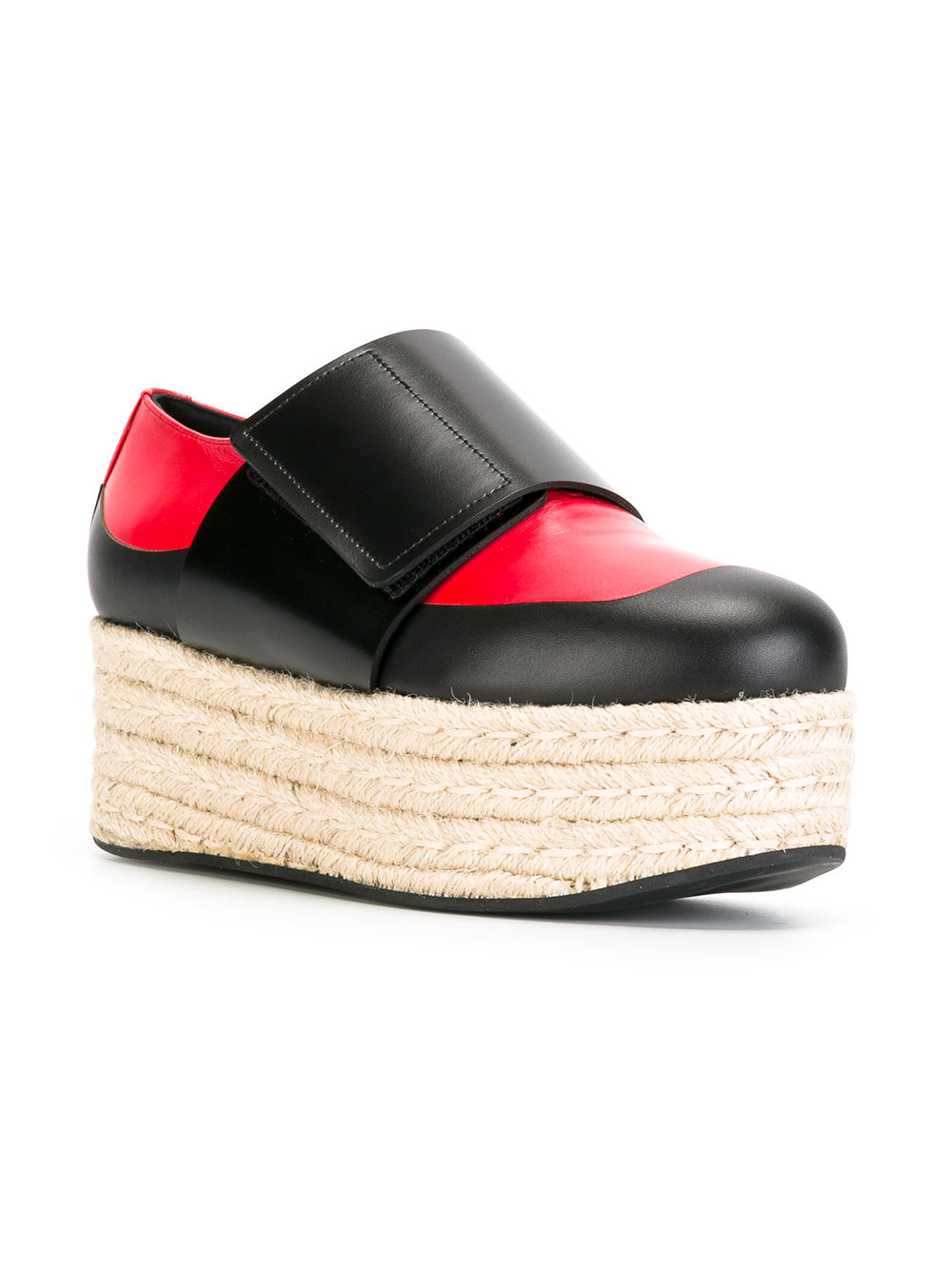 espadrille platform loafers