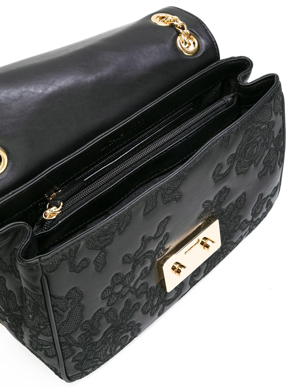 lace motif shoulder bag