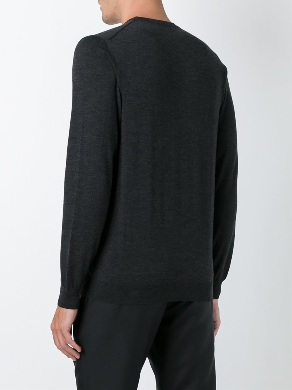 crew neck polo shirt